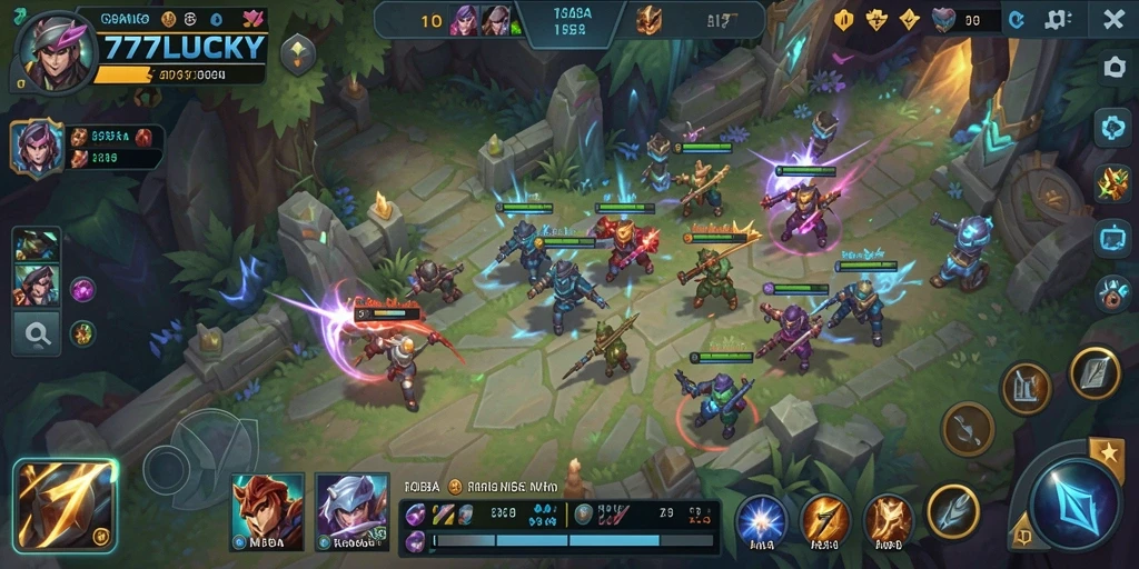 Gameplay MOBA yang seru dan mendebarkan di 777LUCKY.