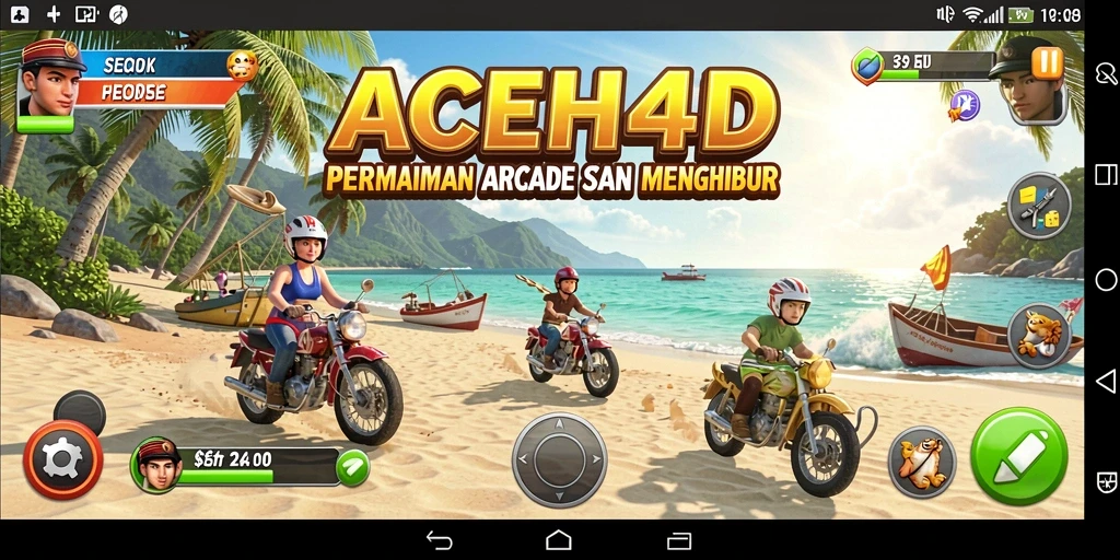 Gambaran gameplay seru dan menantang di ACEH4D.