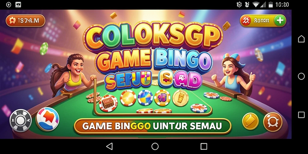 Gameplay Bingo yang menarik di COLOKSGP.