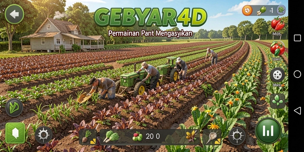 Tampilan gameplay yang seru dan interaktif di GEBYAR4D.