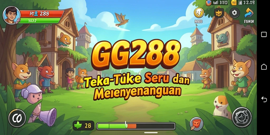 Screenshot dari gameplay GG288 yang menampilkan tingkat keseruan puzzle.