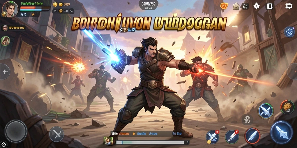 Gameplay GOWIN789 menampilkan pertarungan seru dengan karakter-karakter yang dinamis.
