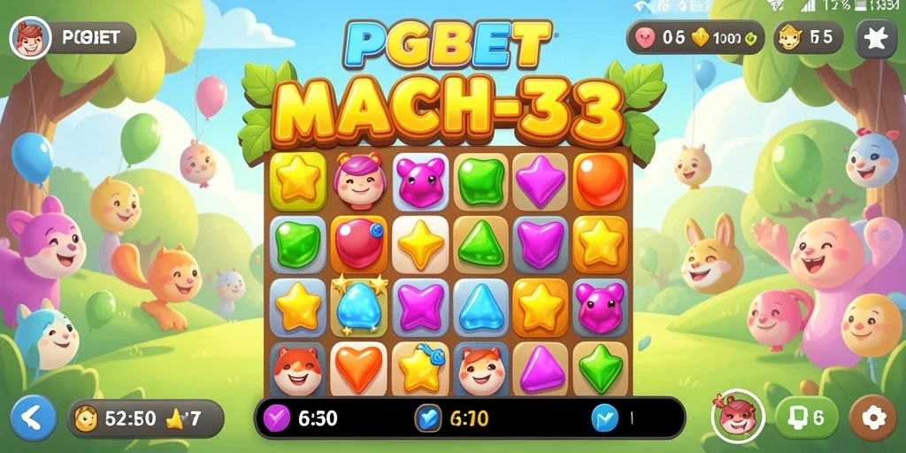 Tangkapan layar menampilkan gameplay PGBET yang seru dan colorful.