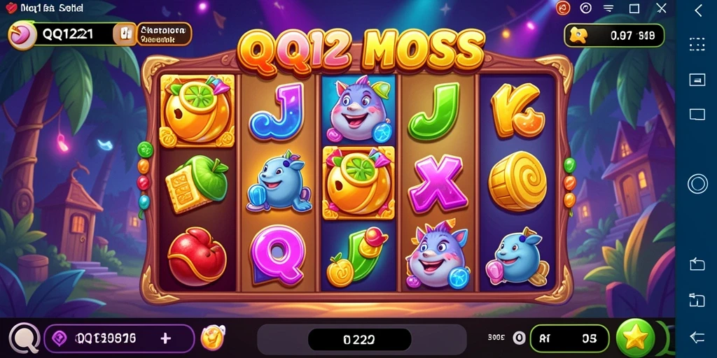 Screenshot gameplay QQ1221 menampilkan aksi seru permainan Slot.