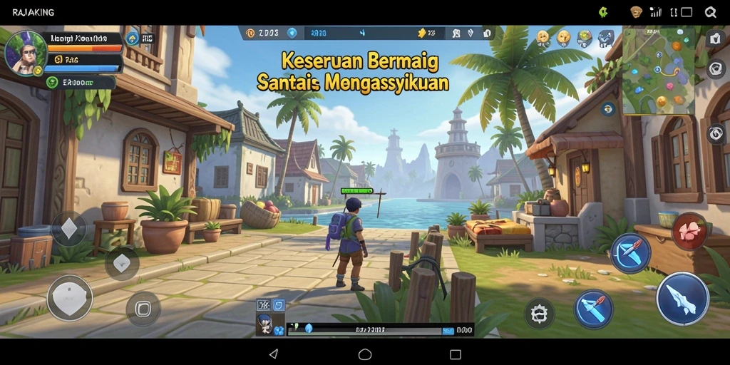 Tampilan menarik saat bermain game RAJAKING yang menghibur.