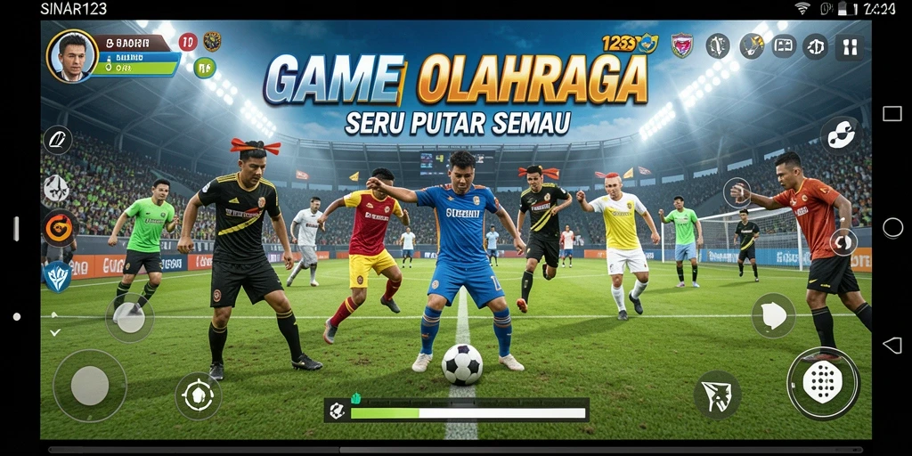 Tampilan gameplay <strong>SINAR123</strong> yang menegangkan dan seru di lapangan.