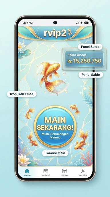 Pengguna sedang menelusuri aplikasi di rvip2 dengan antarmuka yang sederhana.